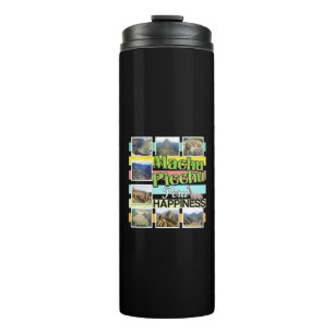Machu Picchu Peru Glück Thermosbecher