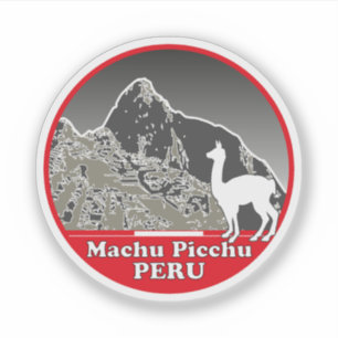 Machu Picchu Peru Heiliges Wunder der Anden Aufkleber