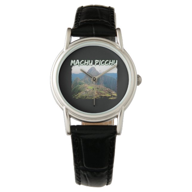 Machu Picchu Peru - Huayna Picchu Mountain Armbanduhr (Vorderseite)