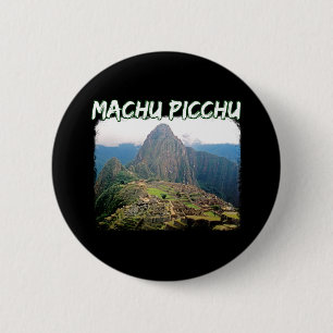 Machu Picchu Peru - Huayna Picchu Mountain Button