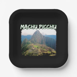 Machu Picchu Peru - Huayna Picchu Mountain Pappteller