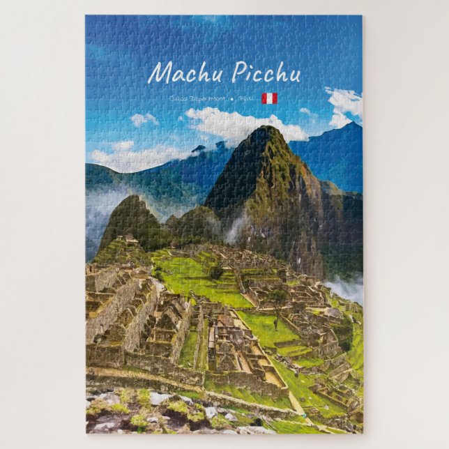 Machu Picchu, Peru - Inka-Stadt Ruinen (Vertikal)