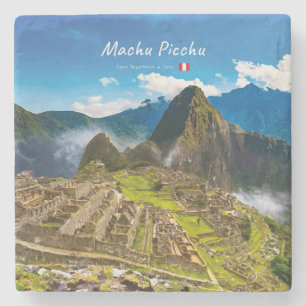 Machu Picchu, Peru - Inka-Stadt Ruinen Steinuntersetzer
