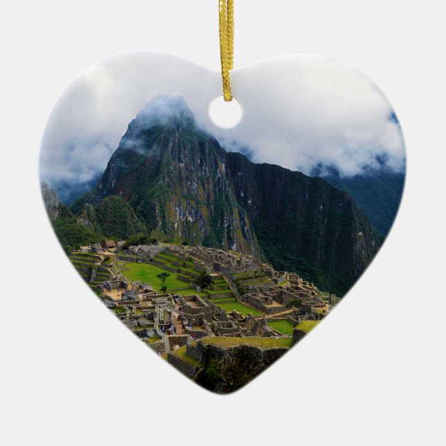 Machu Picchu, Peru Keramik Ornament (Vorne)