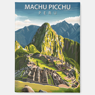 Machu Picchu Peru Magnet
