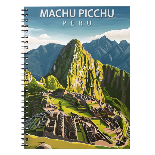 Machu Picchu Peru Notizblock (Vorderseite)