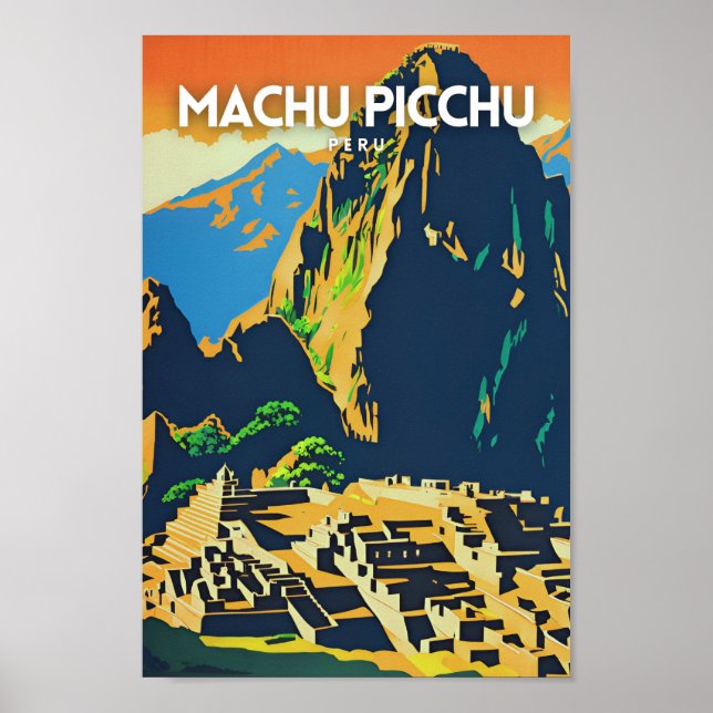 Machu Picchu, Peru Poster (Vorne)