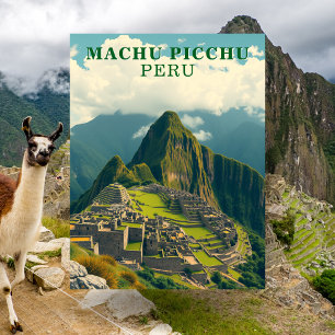 Machu Picchu Peru Reisepostkarte Postkarte