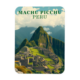 Machu Picchu Peru Souvenir Ancient Inca Magnet