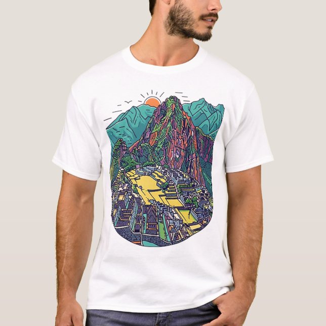 Machu Picchu, Peru T-Shirt (Vorderseite)