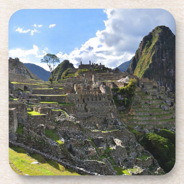 Machu Picchu, Peru Untersetzer (Vorderseite)