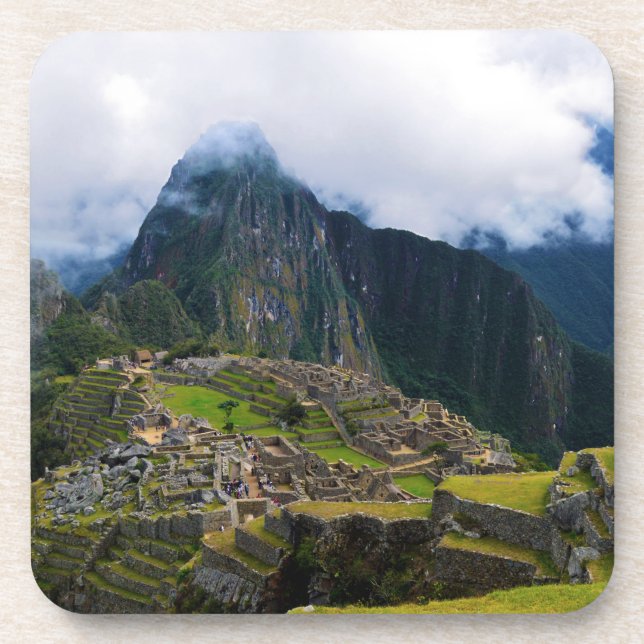 Machu Picchu, Peru Untersetzer (Vorderseite)