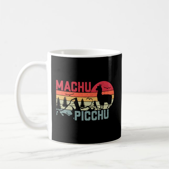 Machu Picchu Peruanischer Pride Peru Reisen Kaffeetasse (Links)