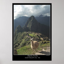 Machu Picchu Poster (Sieben Weltwundern)