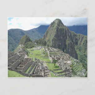 Machu Picchu Postkarte