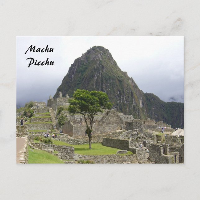 Machu Picchu Postkarte (Vorderseite)