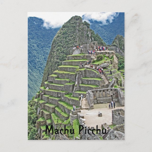 Machu Picchu Postkarte (Vorderseite)