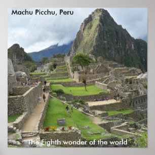 Machu Picchu Print Poster