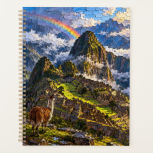 Machu Picchu Regenbogen Planer