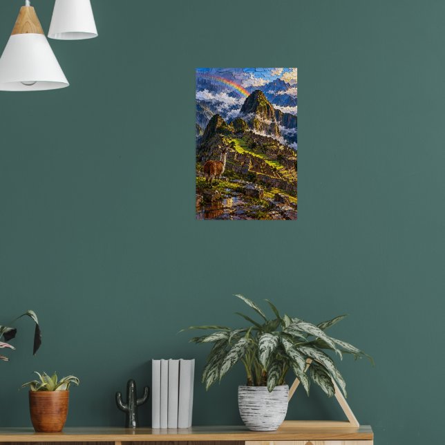 Machu Picchu Regenbogen Poster (Wohnzimmer 1)