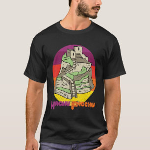 Machu Picchu Retro Peru Inca Stadt Südamerika T-Shirt