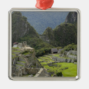 Machu Picchu, Ruinen der Inka-Stadt, Peru. 2 Ornament Aus Metall