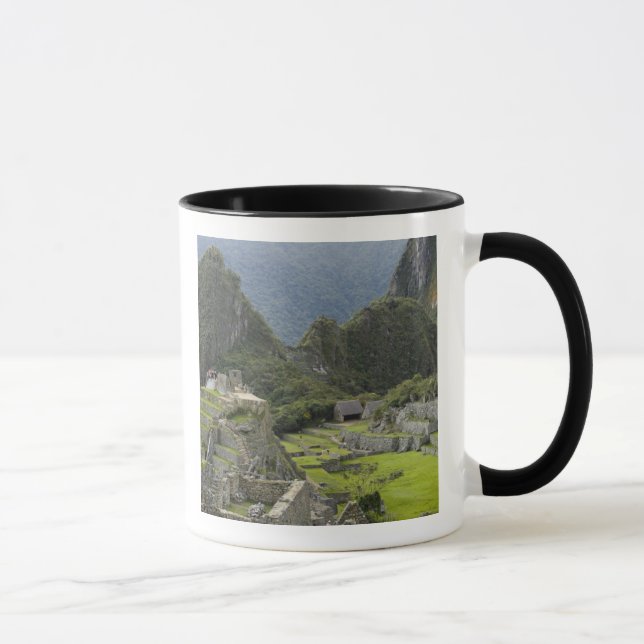 Machu Picchu, Ruinen der Inkastadt, Peru. 2 Tasse (Rechts)
