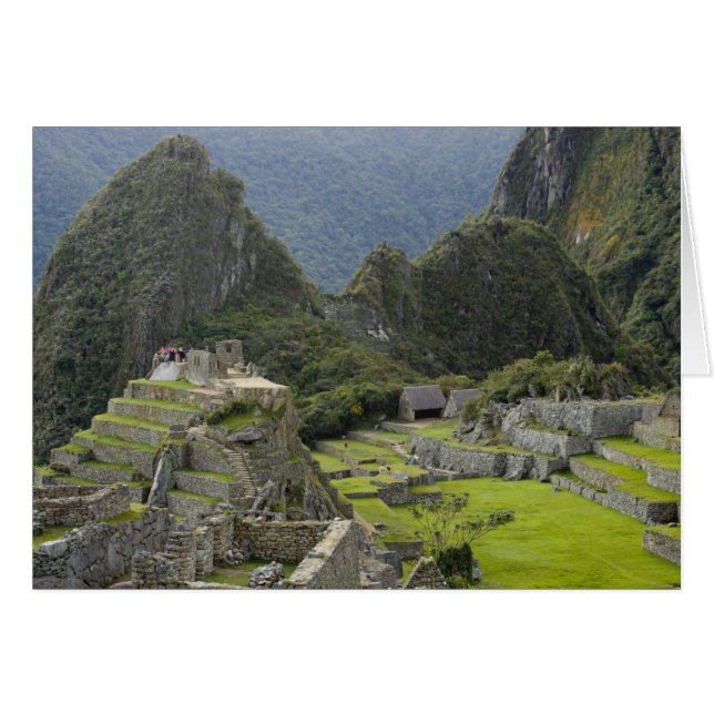 Machu Picchu, Ruinen von Inka Stadt, Peru. 2 (Vorderseite (Horizontal))