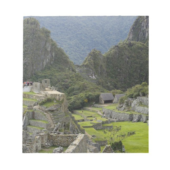 Machu Picchu, Ruinen von Inka Stadt, Peru. 2 Notizblock (Vorderseite)