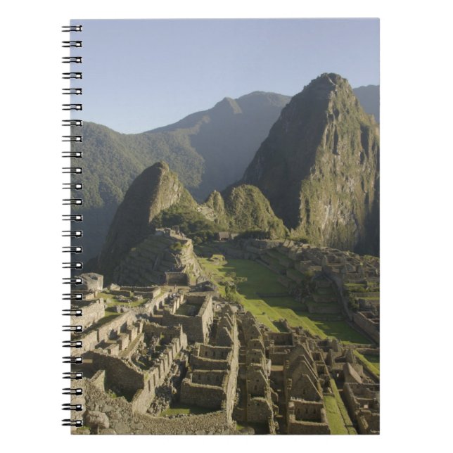Machu Picchu, Ruinen von Inka Stadt, Peru. Notizblock (Vorderseite)