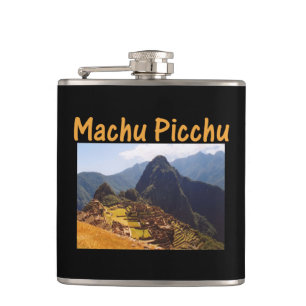 Machu Picchu Ruins Peru Sunrise Flachmann