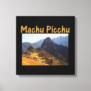 Machu Picchu Ruins Peru Sunrise Leinwanddruck