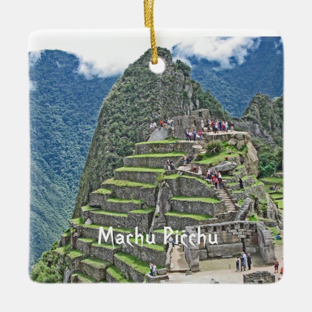Machu Picchu - Schatz von Peru Keramikornament (Vorderseite)