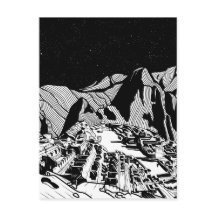 Machu Picchu Schwarzweißlandschaft