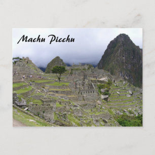 Machu-Picchu-Sicht Postkarte