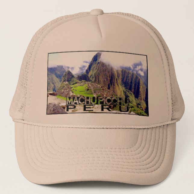 Machu Picchu Truckerkappe (Vorderseite)