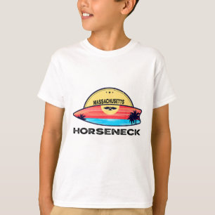 Machusetts Horseneck Surfbrett Strand Surfen Für M T-Shirt