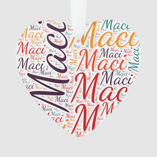 Maci Ornament (Vorderseite)