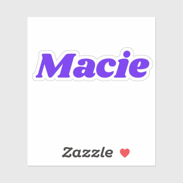 Macie Aufkleber (Blatt)