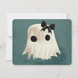 Macie The Friendly Ghost - Niedliche Halloween-Kar