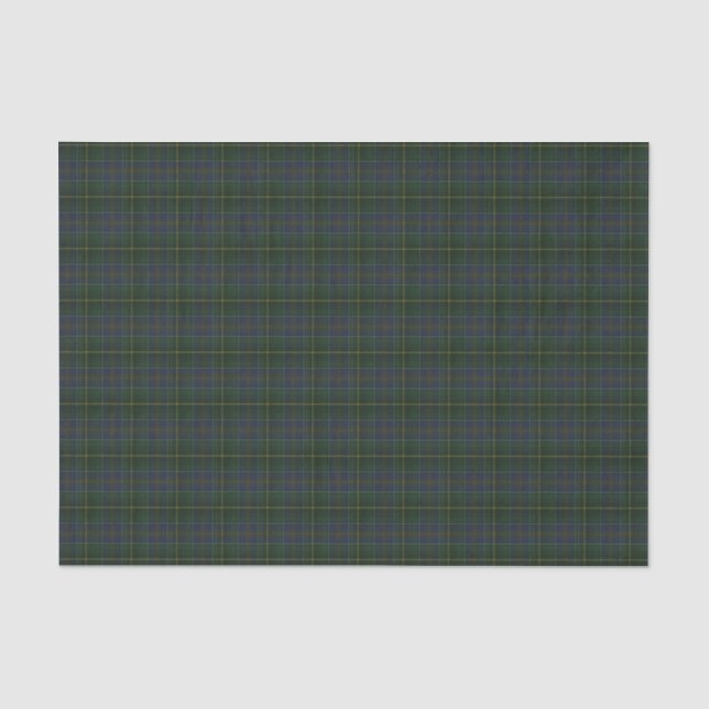 MacInnis Hunting Modern Scottish Tartan Seidenpapier (Vorderseite)