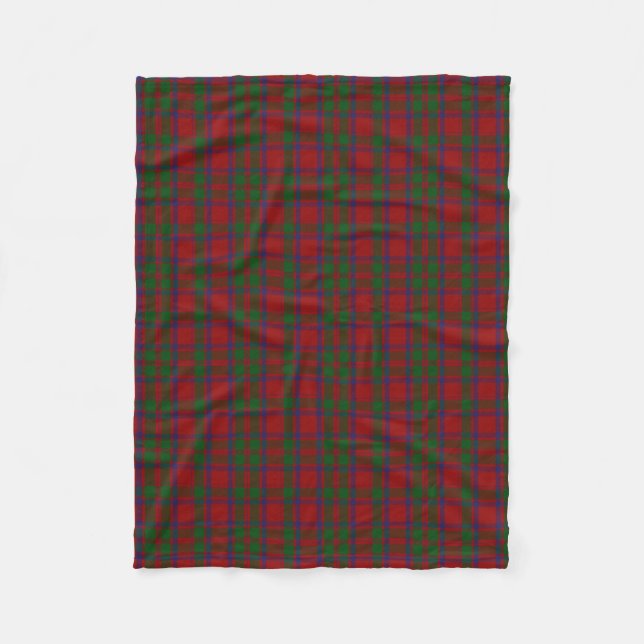 Macintosh-Clantartan-karierte Fleece-Decke Fleecedecke (Vorderseite)