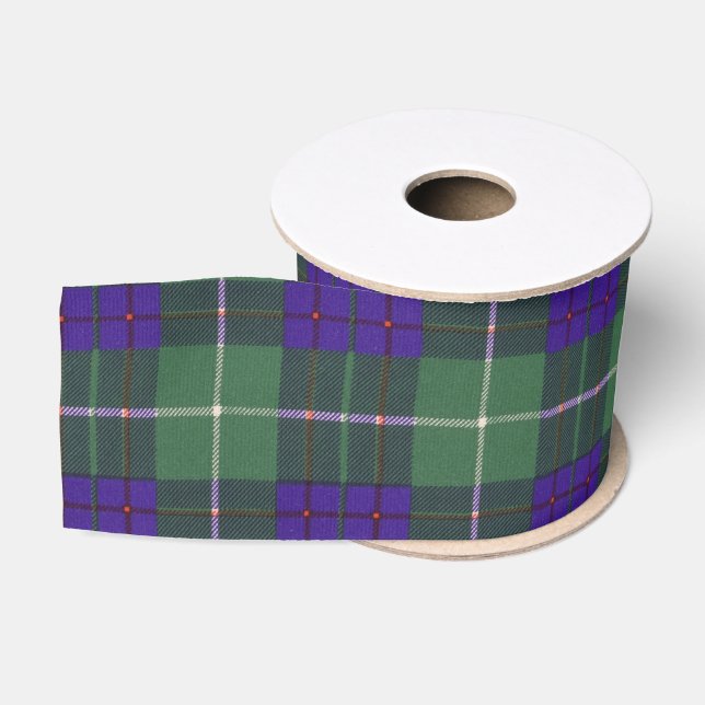Macintyre Clan karierter schottischer Tartan Ripsband (Spule)