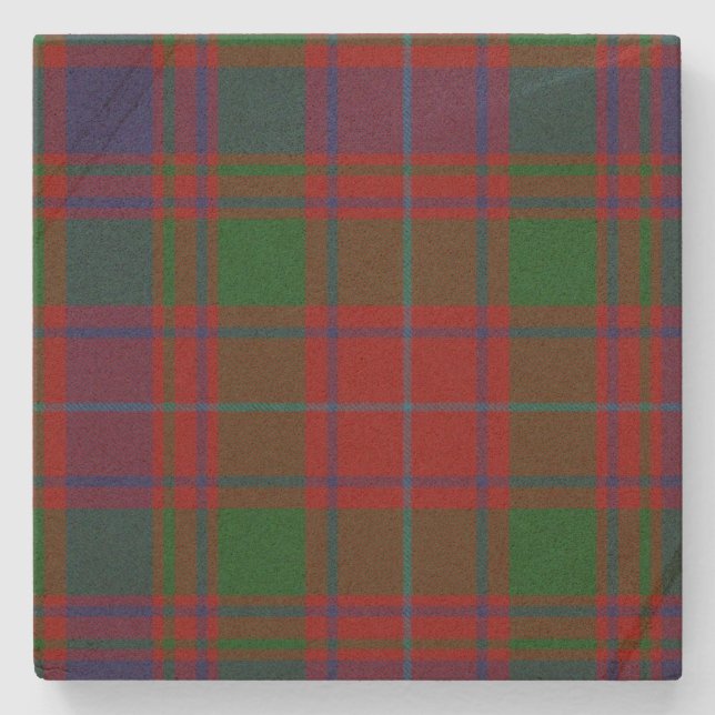 MacIntyre Clan Tartan Kariert Stone Untersetzer (Vorderseite)