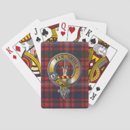 MacIntyre Tartan & Abzeichen Spielkarten
