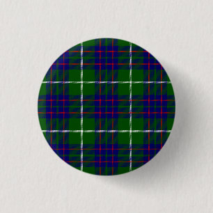 MacIntyre tartan grün kariert Button