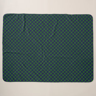 MacIntyre tartan grün kariert Sherpadecke