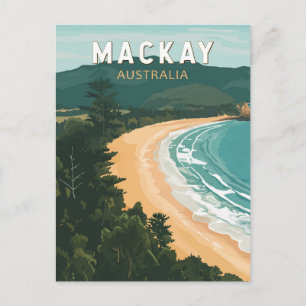 Mackay Australia Reisen Art Vintag Postkarte