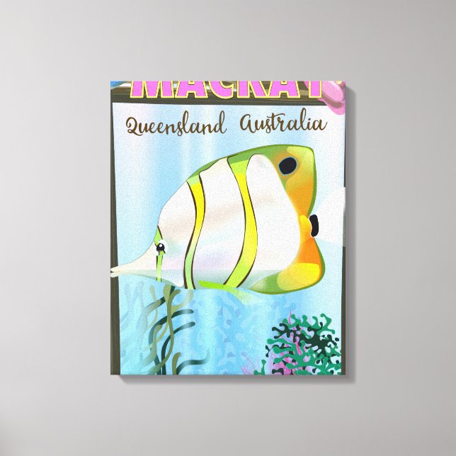 Mackay Australia Tropenposter Leinwanddruck (Vorderseite)