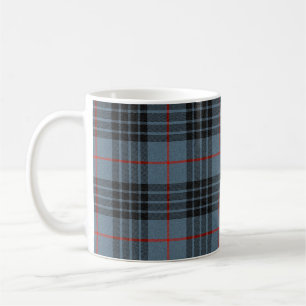 MacKay Blue Tartan Kariertes schottisches Muster Kaffeetasse